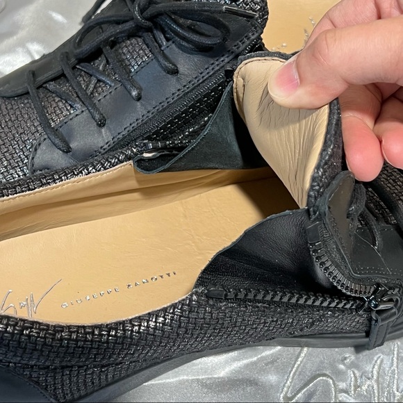 Giuseppe Zanotti men’s sneakers NEW size 43 US 10 Made in Italy - Picture 8 of 10